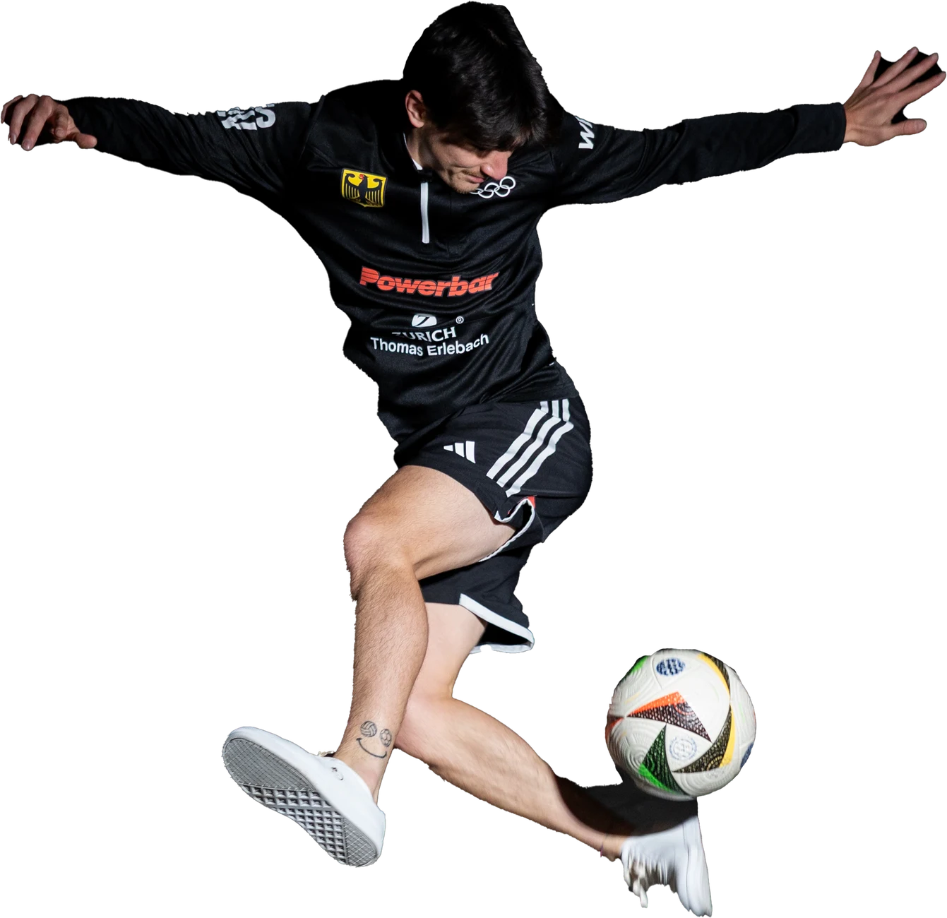 Samuel Weller bei einem Freestyle-Trick