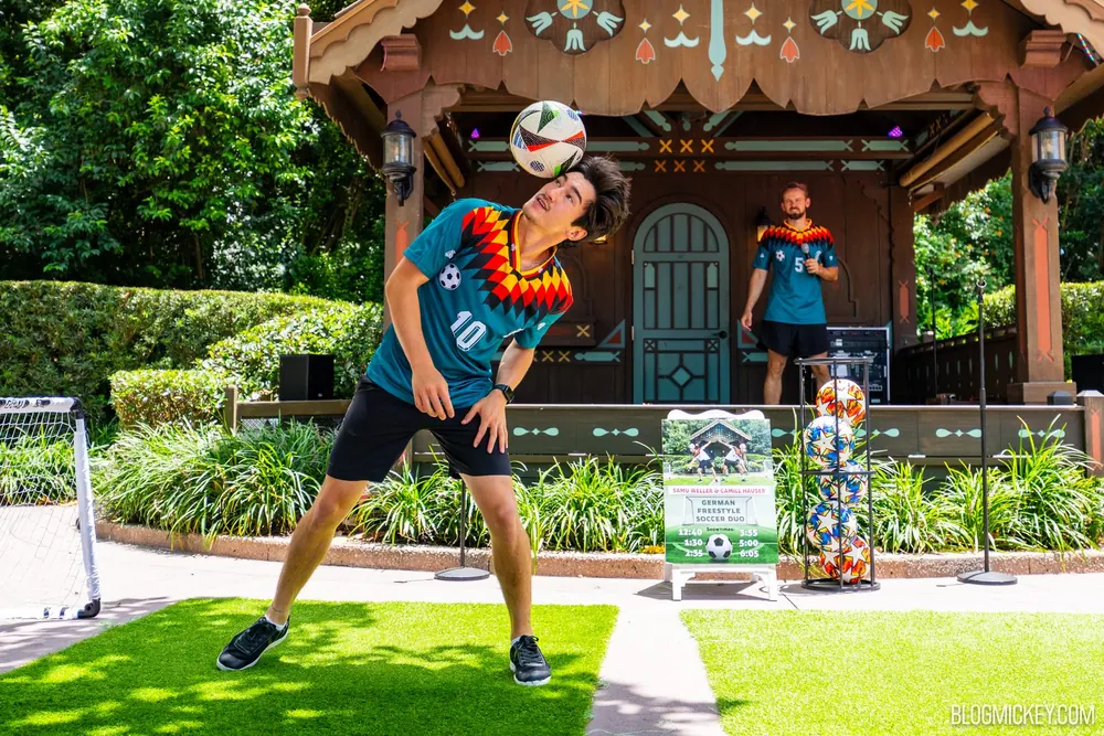 Freestyle-Show am German Pavilion in der Walt Disney World
